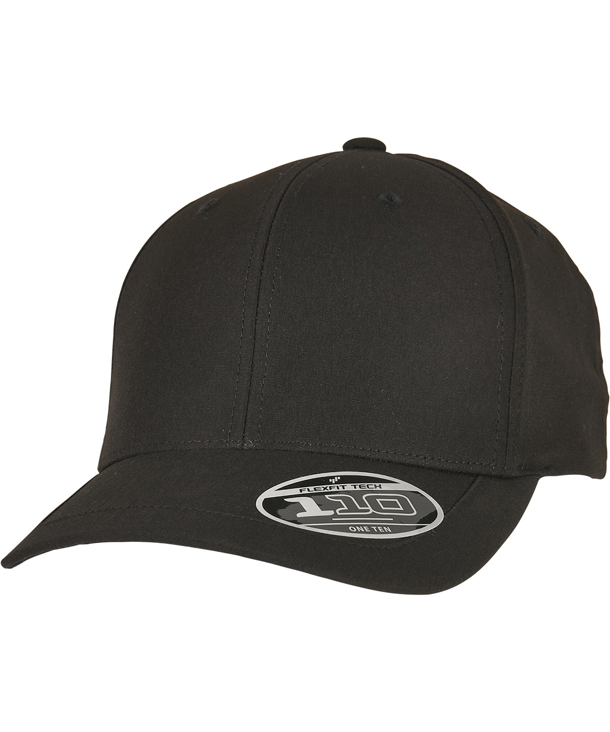 YP189_Black_FT 110 Flexfit Ripstop snapback (100RS) - Image 1