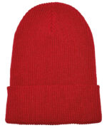 Recycled yarn ribbed knit beanie (1504RY) - Image 4
