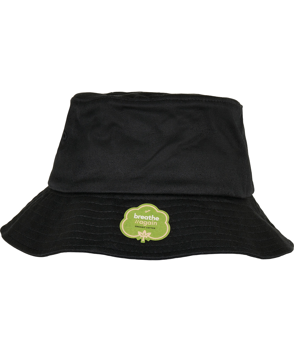 YP203_Black_FT Organic cotton bucket hat (5003OC) - Image 1