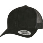 Imitation suede leather trucker cap (6606SU)
