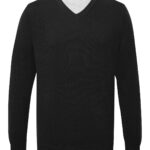 Men's cotton blend v-neck sweater