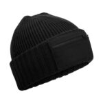 Zip patch beanie