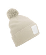 Appliqué patch pom beanie - Image 3
