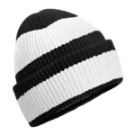 Colour block beanie