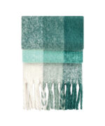 Fluffy check scarf - Image 2