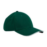 EarthAware® classic organic cotton 6-panel cap – sandwich peak