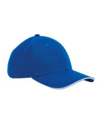 EarthAware® classic organic cotton 6-panel cap – sandwich peak - Image 3