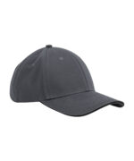 EarthAware® classic organic cotton 6-panel cap – sandwich peak - Image 6