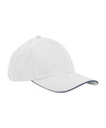 EarthAware® classic organic cotton 6-panel cap – sandwich peak - Image 7