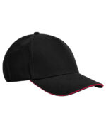 EarthAware® classic organic cotton 5-panel cap – sandwich peak - Image 2