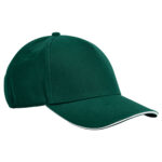 EarthAware® classic organic cotton 5-panel cap – sandwich peak