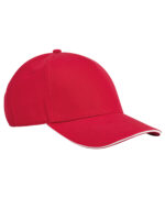 EarthAware® classic organic cotton 5-panel cap – sandwich peak - Image 4