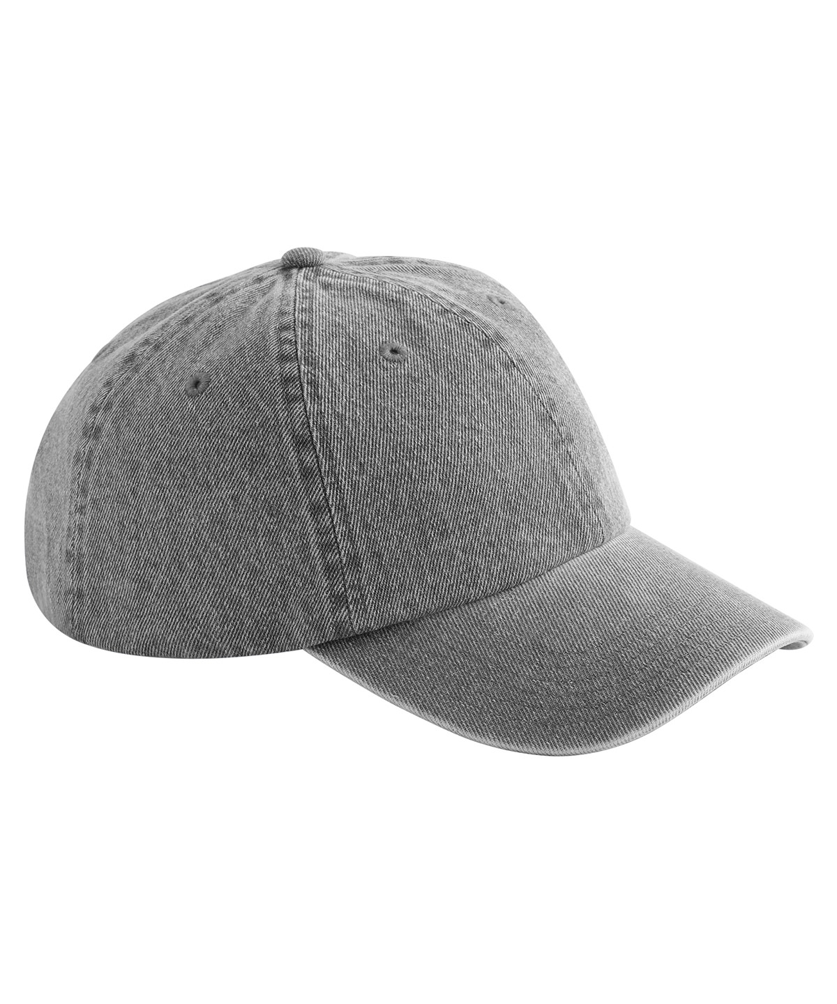 BC105_AcidGrey_FT Denim cap - Image 1