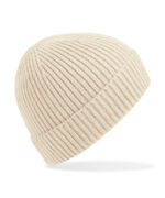 Engineered knit ribbed beanie - Image 5