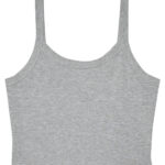 Women’s micro rib spaghetti strap tank