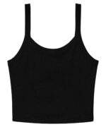 Women’s micro rib spaghetti strap tank - Image 3