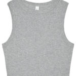 Women’s micro rib muscle crop tank