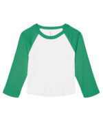 Women’s micro rib 3/4 raglan baby t-shirt - Image 4