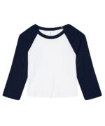 Women’s micro rib 3/4 raglan baby t-shirt - Image 5