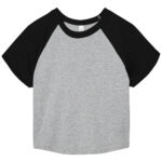 Women’s micro rib raglan baby t-shirt