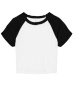 Women’s micro rib raglan baby t-shirt - Image 2