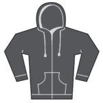 Unisex heavy full-zip hoodie