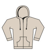Unisex heavy full-zip hoodie - Image 3