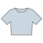 Women’s heavyweight washed cropped tee