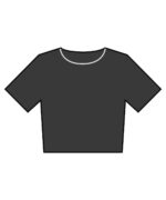 Women’s heavyweight washed cropped tee - Image 3