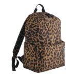 Leopard print backpack