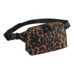 Leopard print cross-body bag