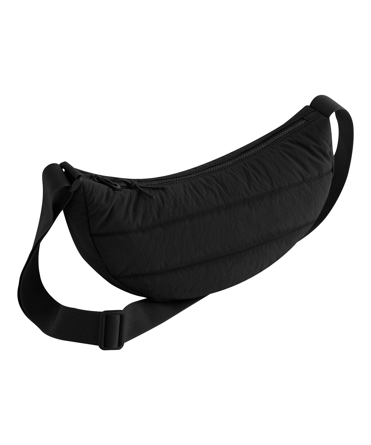 BG703_Black_FT Quilted cross-body bag - Image 1