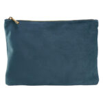 Velvet accessory pouch