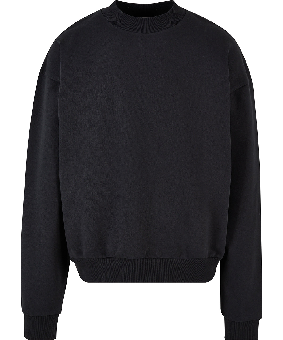 BY205_Black_FT Ultra-heavy cotton crew neck - Image 1