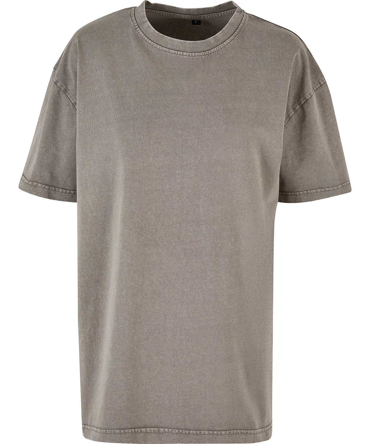 BY270_Asphalt_FT Women’s oversized acid wash tee - Image 1