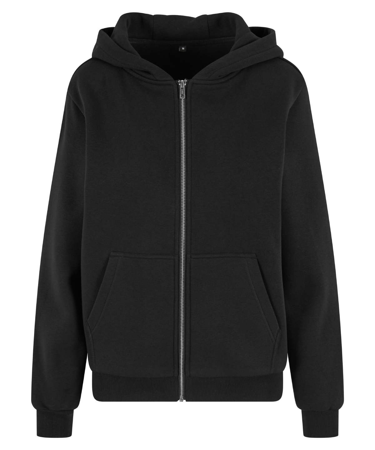 BY290_Black_FT Women’s fluffy zip hoodie - Image 1
