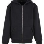 Kids fluffy zip hoodie