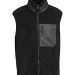Bonded sherpa vest