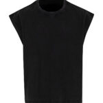 Vintage cropped heavy sleeveless tee