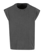 Vintage cropped heavy sleeveless tee - Image 2
