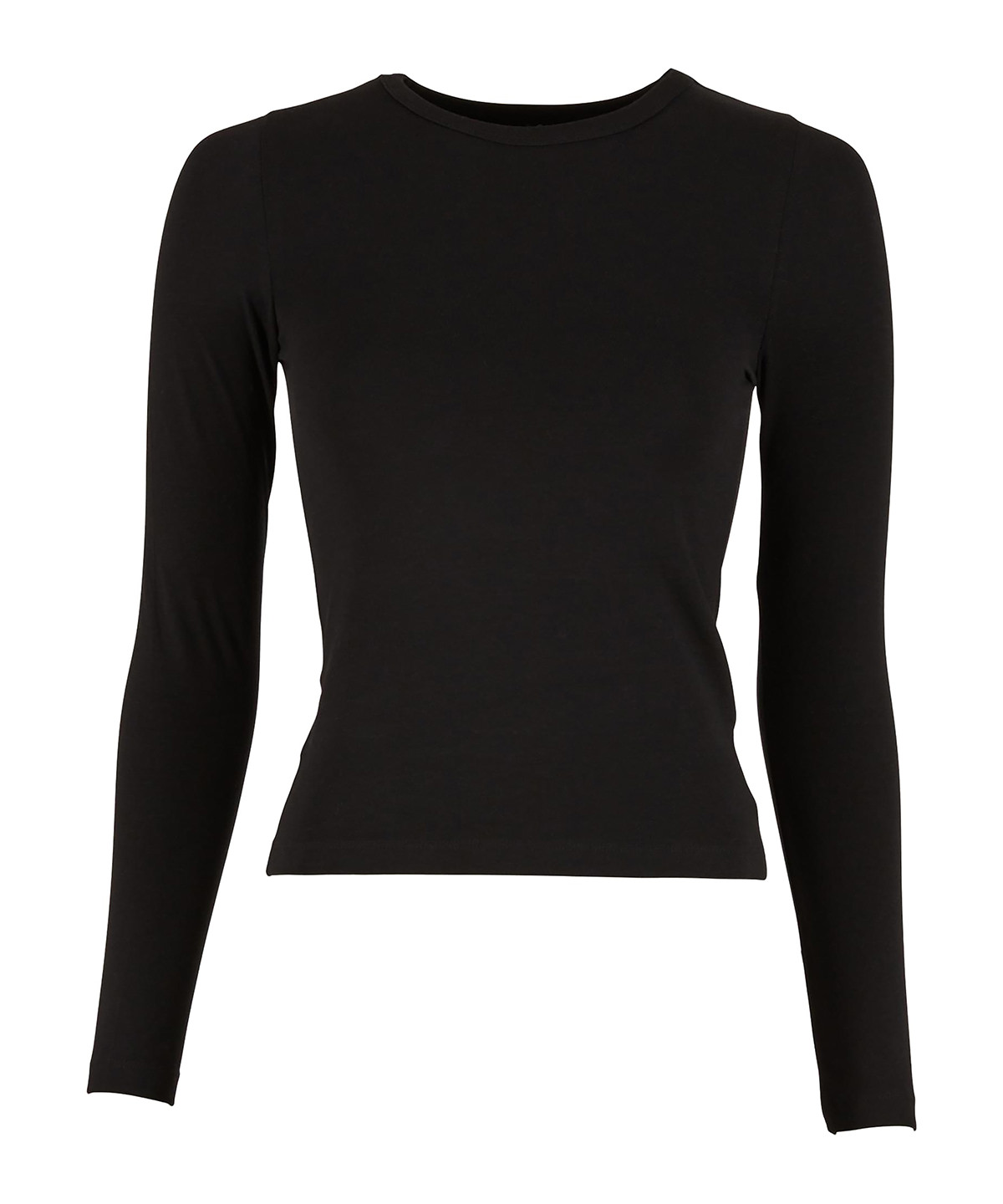 BY446_Black_FT Women’s ultra slim long sleeve - Image 1