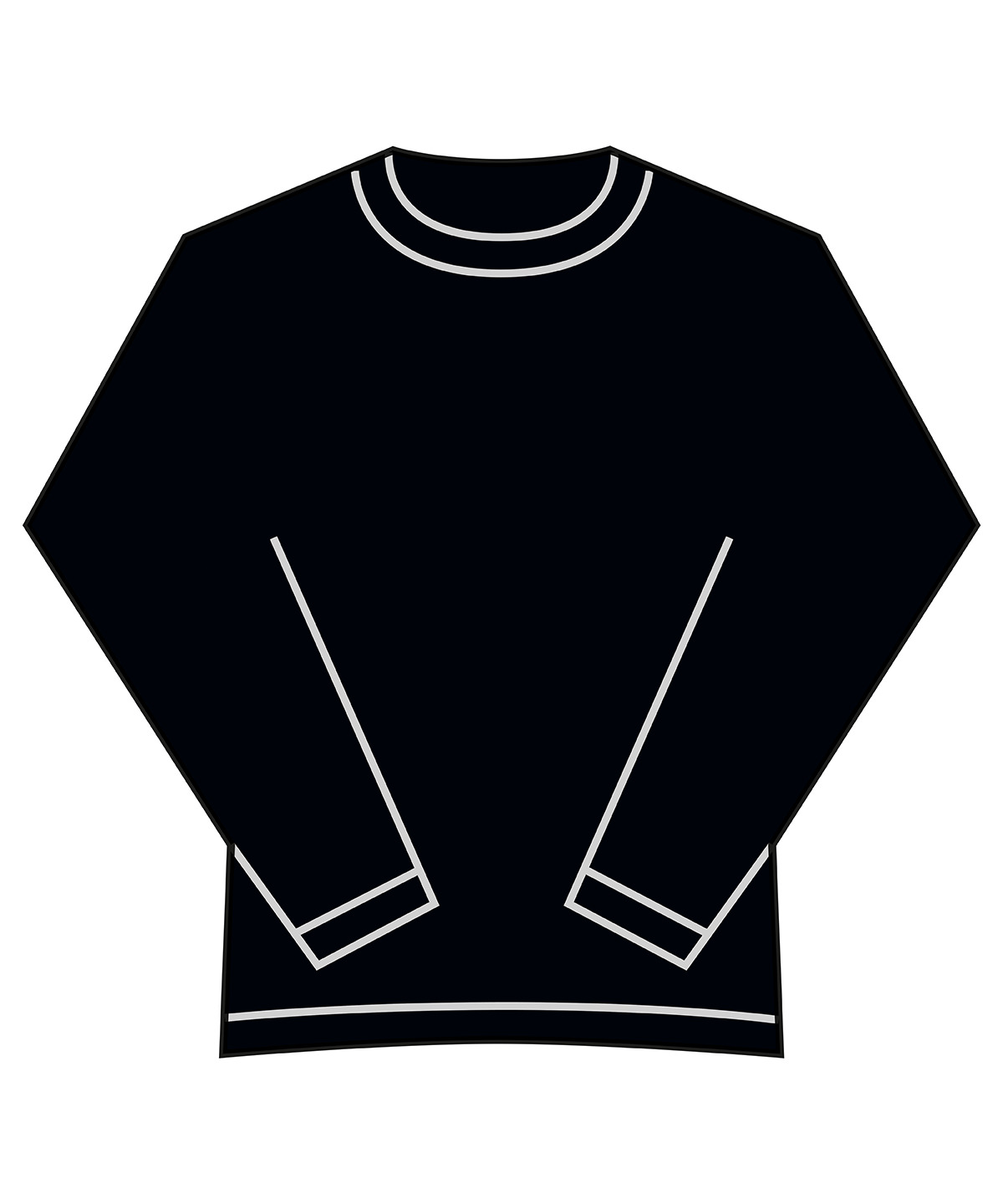 CO101_Black_FT Long sleeve t-shirt - Image 1