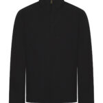 Premium piqué 1/4-zip top