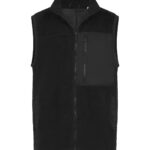 Recycled sherpa gilet