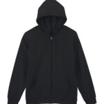 Softstyle™ midweight fleece adult full-zip hooded sweatshirt