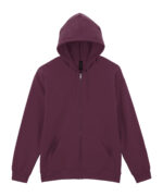 Softstyle™ midweight fleece adult full-zip hooded sweatshirt - Image 4