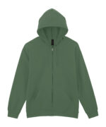 Softstyle™ midweight fleece adult full-zip hooded sweatshirt - Image 5