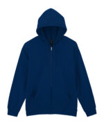 Softstyle™ midweight fleece adult full-zip hooded sweatshirt - Image 6