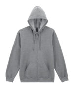 Softstyle™ midweight fleece adult full-zip hooded sweatshirt - Image 10
