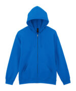 Softstyle™ midweight fleece adult full-zip hooded sweatshirt - Image 9